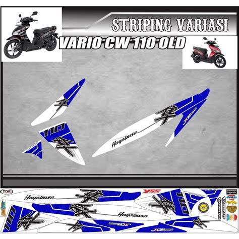 Variations Of Stickers LIS DECAL Elegant MOTIF Motorcycle HONDA VARIO