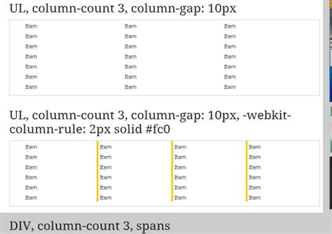 CSS Columns | Css, Column, Cascading style sheets