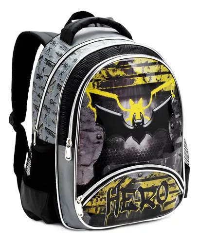 Mochila Bolsa Grande Passeio Escolar Iantil Nova Cor Batman Hero