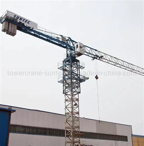 Suntec Construction Tower Crane Flat Top Tower Crane Tons Boom