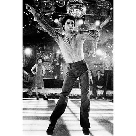 John Travolta Saturday Night Fever 24x36 Poster Classic Pose On Disco