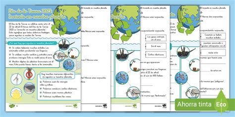 Comprensi N Lectora Por Niveles D A De La Tierra Invierte En