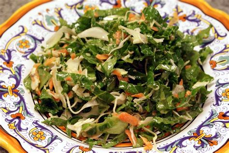 The Baker's Mann: Kale, Cabbage and Carrot Salad