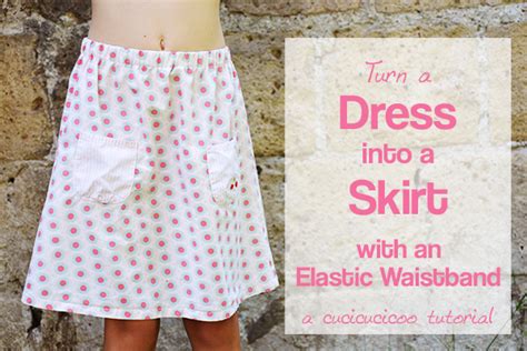 Refashion Tutorial Turn A Dress Into A Skirt Cucicucicoo