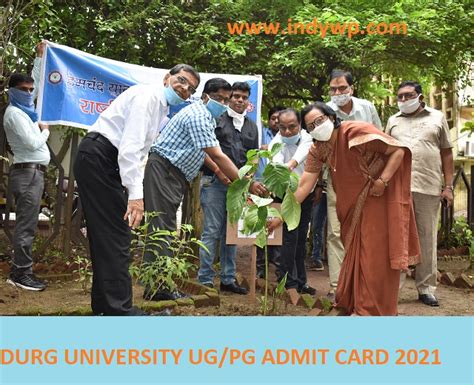 Durg University UG/PG Admit Card 2021- Hemchand Yadav Vishvavidyalaya ...