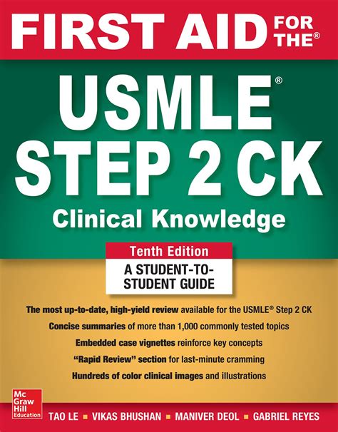 First Aid For The Usmle Step 2 Ck 10th Edition First Aid Team