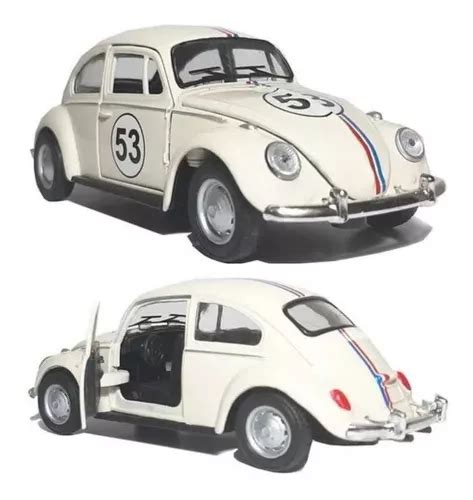 Carro Antigo Fusca Herbie Miniatura Cole O Escala L