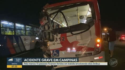 Acidente Entre Dois Nibus Deixa Feridos Na Rodovia Anhanguera Em