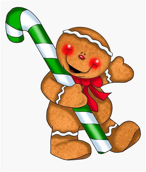 Free Christmas Candy Cane Clipart, HD Png Download - kindpng