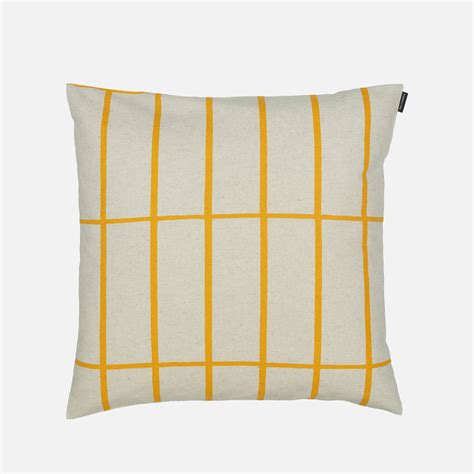 Marimekko Kissenbezug Tiiliskivi Beige Gelb 50 X 50 Cm Fuchs Gretel