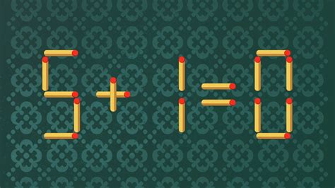 Move Stick To Make Equation Correct Matchstick Puzzle Youtube