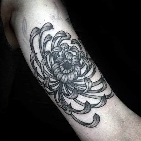 100 Chrysanthemum Tattoo Designs For Men Flower Ink Ideas