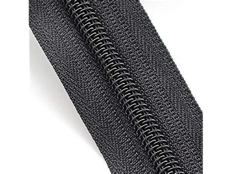 Yahoga Black Nylon Coil Zippers