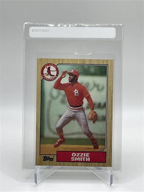 1987 Topps Ozzie Smith Baseball Card 749 Mint FREE SHIPPING EBay