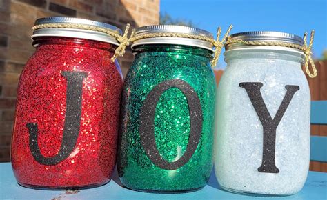 Christmas Mason Jars - Etsy