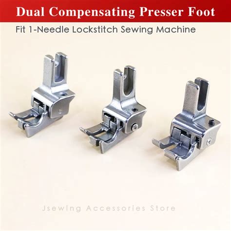 Dual Compensating Presser Foot For Industrial