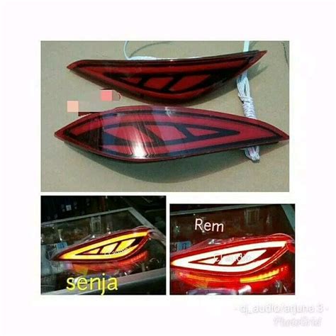 Jual Led Reflektor Bumper Belakang All New Rush Terios Di Lapak