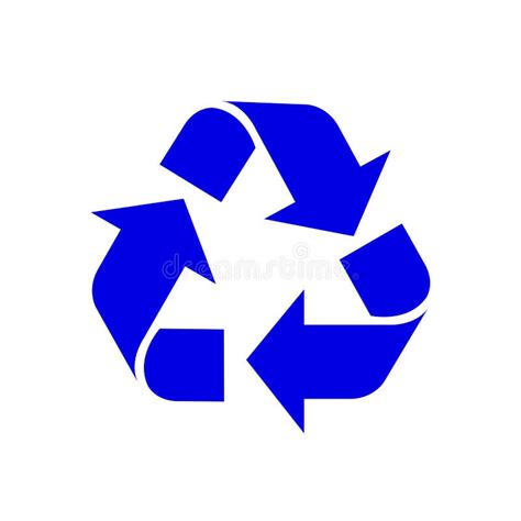 Blue Recycle Logo