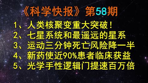 核聚变重大突破！人类首次实现能量净增益，【科学快报】第58期 Youtube