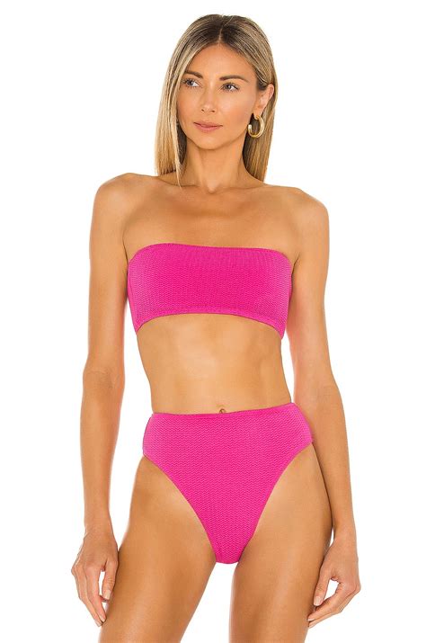 Seafolly Sea Dive Tube Bikini Top In Fuchsia Rose Revolve