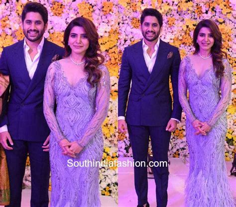 Naga Chaitanya and Samantha's Wedding Reception – South India Fashion