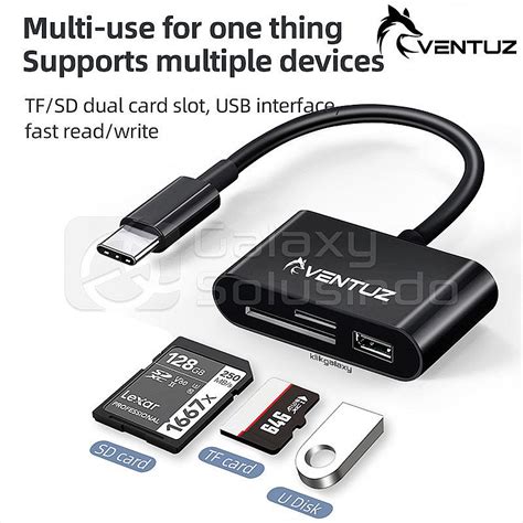 Toko Komputer Online Malang Jual Ventuz In Usb Type C Card Reader