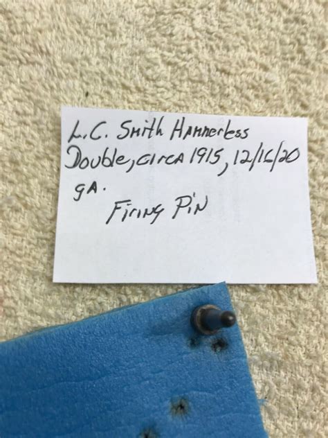 L C Smith Hammerless 16 Ga 1915 Firing Pin Original Ebay