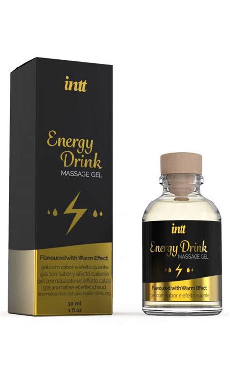 Гел за масажа со мирис и вкус на енергетски пијалок и со загревачки ефект ml XXX SEX SHOP