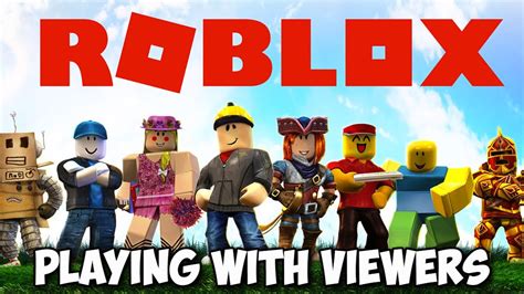 Roblox Live Stream Playing With Viewers Youtube