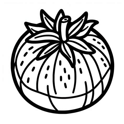 Image à colorier tomate gratuit