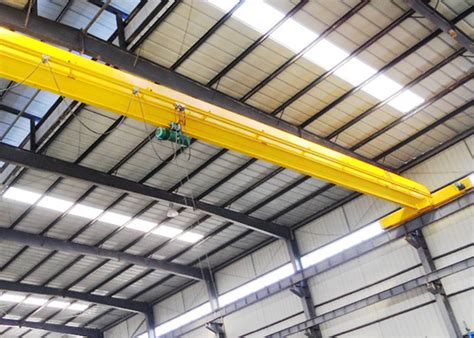 Motor Driven Single Girder Electric Hoist Bridge Overhead Crane 5 Ton