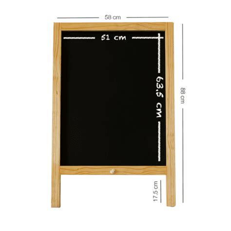 Wooden Menu Chalkboard