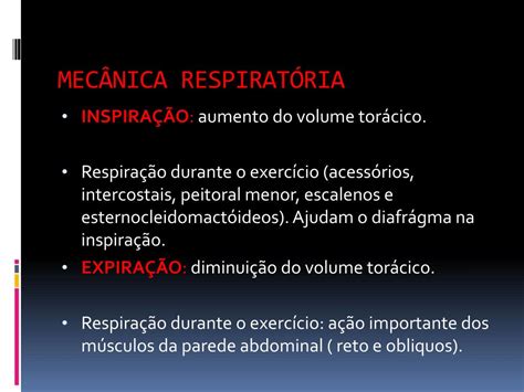 Ppt Sistema Respirat Rio E Exerc Cio Powerpoint Presentation Free