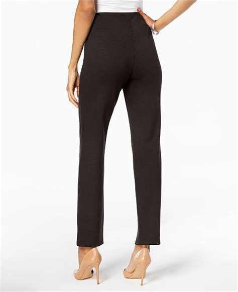 Jm Collection Hollywood Ponte Knit Pull On Pants Created For Macys