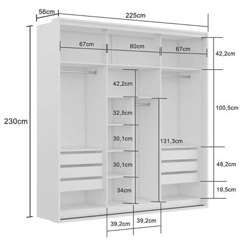 Guarda Roupa Casal Qualita 3 Portas 6 Gavetas Branco Belmax