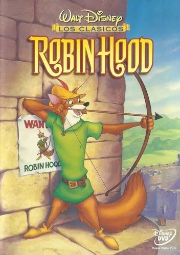 Robin Hood Dvd Película Animada Usada