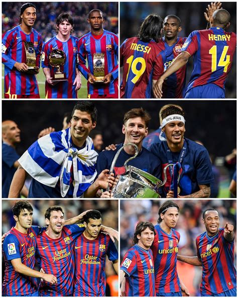 B R Football On Twitter Leo Messi Was Part Of Some Incredible Trios