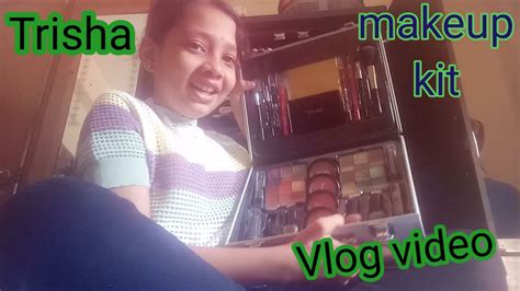Makeup kit /Trisha vlog video #youtube - YouTube