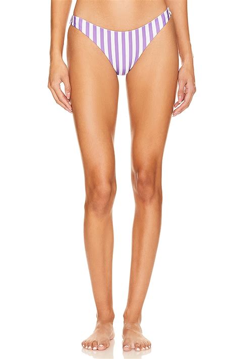 MIKOH Papara Bikini Bottom In French Stripe Aura REVOLVE