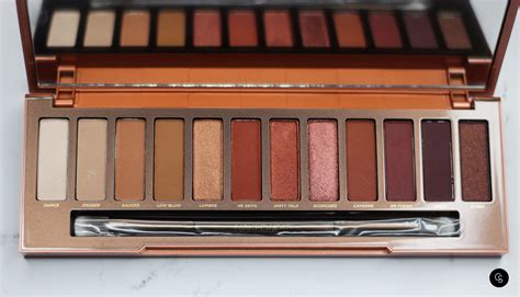 Naked HEAT Urban Decay Eyeshadow Palette Cocoa Swatches