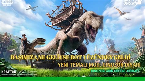 15 KİLL PUBG MOBİLE DİNOZOR MODU YouTube