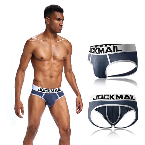 JOCKMAIL Ropa Interior Sexy Gay Para Hombres Calzoncillos Con Espalda