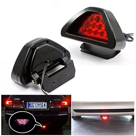 Universal Car 12 LED Rear Laser Tail Brake DRL Stop Light Auto Fog Lamp