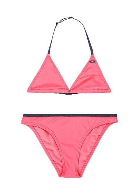 ONeill Girls Essential Bikini Pink Lemonade
