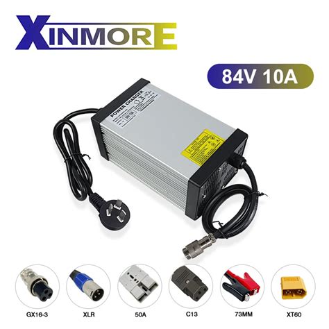 Xinmore 84v 10a 20s Intelligence Li Ion Battery Charger For 72v Power