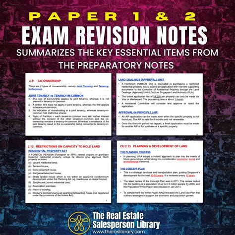 Res Exam Paper Study Pack With Res Exam Notes Res Exam Questions