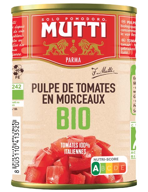 Tomates Bio Notre Gamme Mutti France