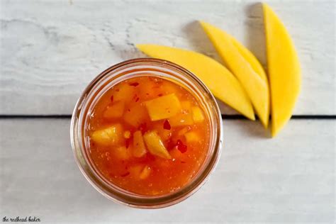 Sweet Mango Chili Sauce Recipe By The Redhead Baker