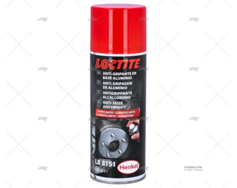 Aluminium Spray Anti Seize 8151 400ml Loctite