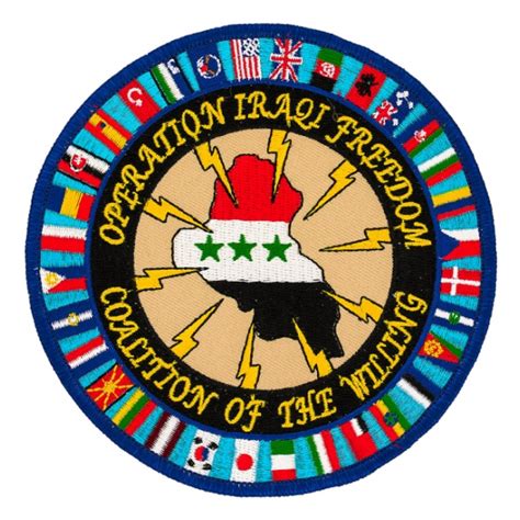 Operation Iraqi Freedom - Coalition of the Willing Patch | Flying ...